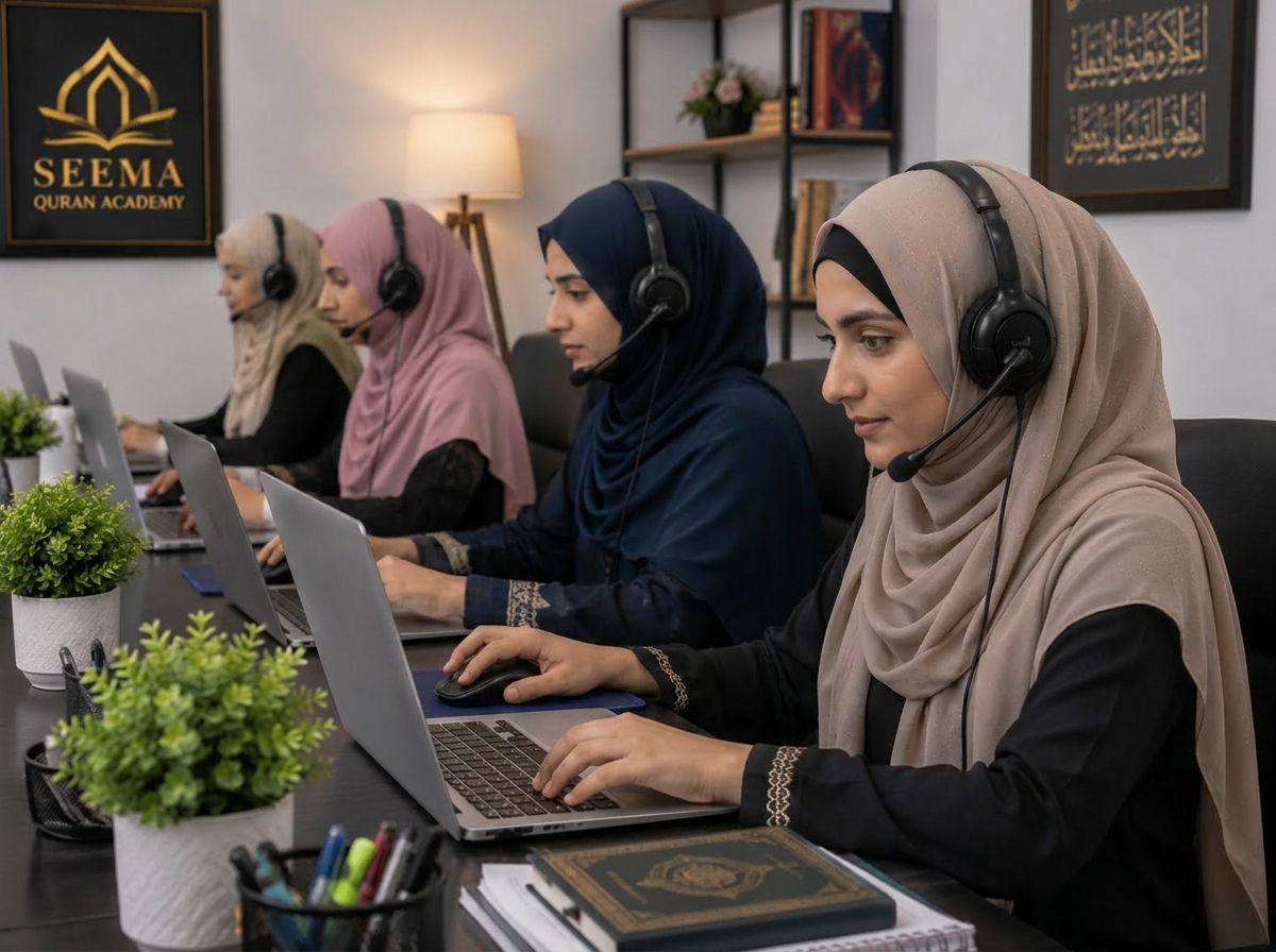 Female Quran teacher